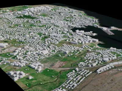 Torshavn - Faroe Islands - England 3D model