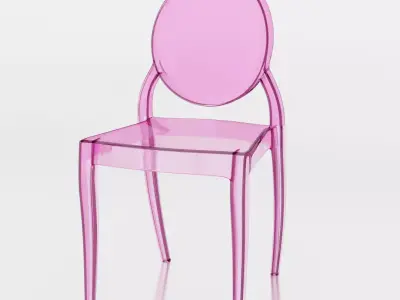 Queen Rose Chair 3D model