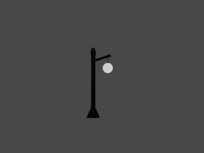 lamp street 3D model