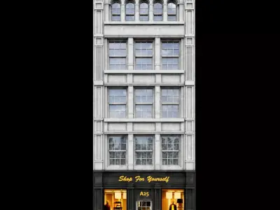 faced for background vol 2 3D model