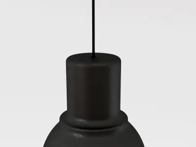 Hektar Pendant Lamp Black 3D model