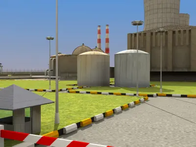 Nuclear Powerplant 3D model