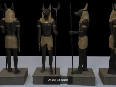 3D Tomb pharaoh  3D Model Pack