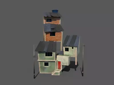 House 03 Low-poly 3D model
