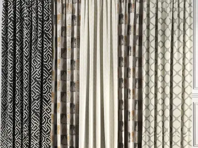 Curtain Set 63 3D model