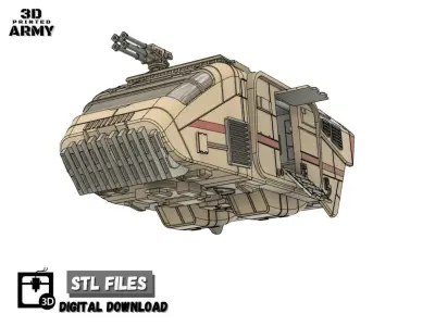 Star Wars A-A5 Speeder truck for SW legion 3D Print STL files  3D print model