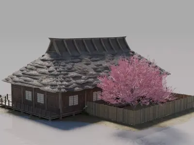 Traditional Japanese House 10 3D model