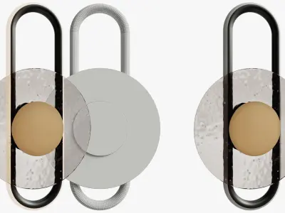 Wall lamp sconce Drip 3D model