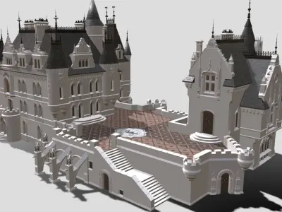 Garibaldi Castle 3D model