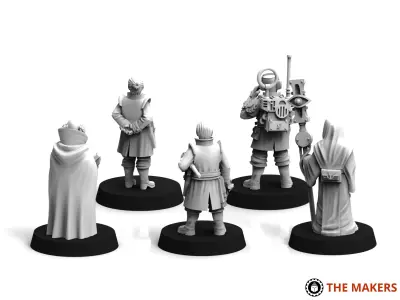 Universal Guard - War Council 3D print model