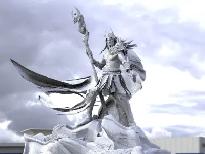 Techno Mage 3D model