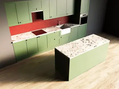 70-Kitchen10 matte 6 3D model