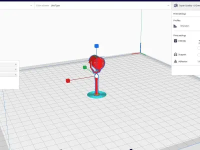 Search light ship 3D print model