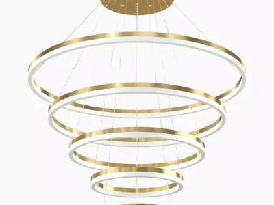 modern chandelier 3D model 3