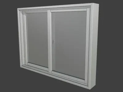 window low ploy Free 3D model