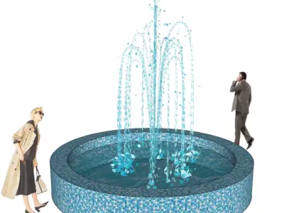 Fountain Free 3D model buy