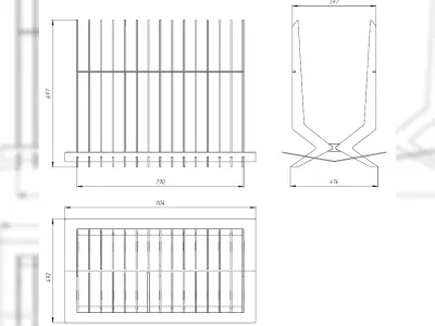 Welding Project Plans Drawings Fire Pit 5 DXF PDF 3D model