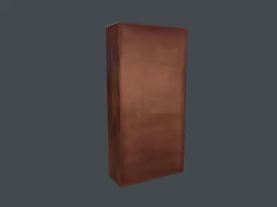 WoodCabinet Low-poly 3D model