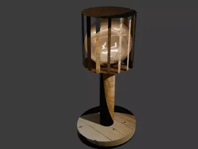 Modern 3D Lamp  Realistic Table Lamp Model 3D model