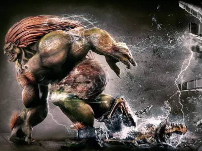 Blanka Street Fighters 3D model