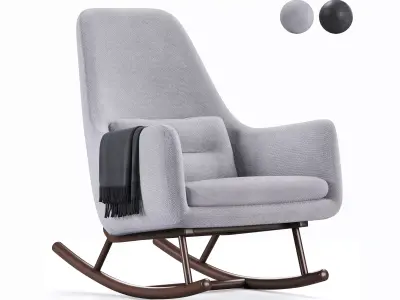 Saic Quantam Rocking Chair 3D model