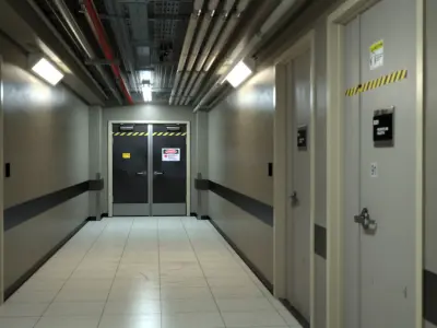 Industrial Hallway 3D model