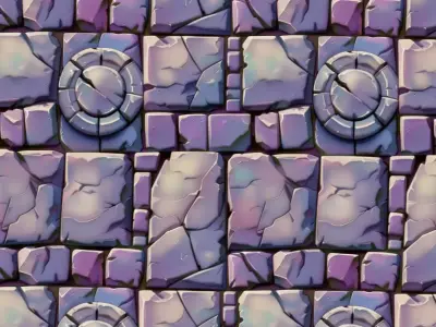 Stylized Floor Seamless Texture Texture 21