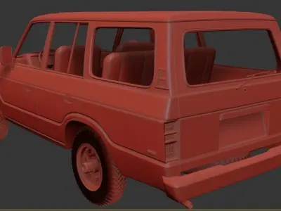 Toyota Land Cruiser J60 US specs 1987 3D print model
