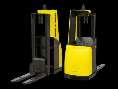  X7 AMR (Autonomous Mobile Robotics) Warehouse Logistics Package PBR 