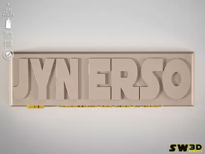 STAR WARS Jyn Erso Blaster 3D print model
