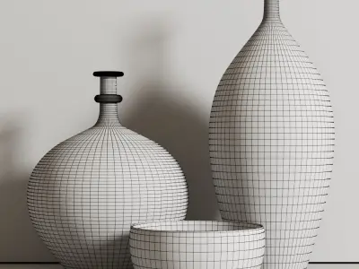 Interior Decor Set 02 3D model