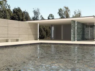 Barcelona Pavilon  3D model