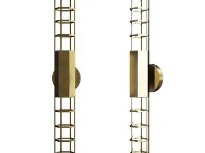 MUTUAL SCONCE Low-poly 3D model