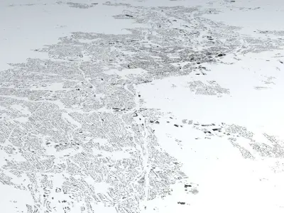 Oslo Streets and Buildings 3D model