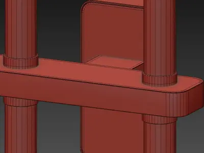 Farol Wall Light - Double by Bert Frank 3D model