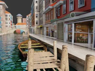 venice city street 3D model