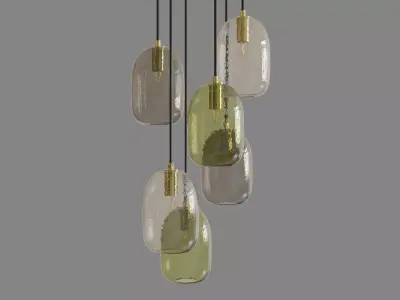 Lykke - Pendant lamp 3D model