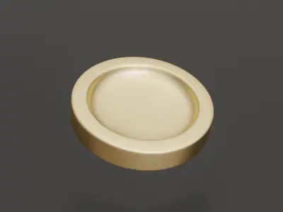 Coin - Basic Cartoon Style Free 3D model