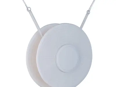 Sprinkled Glass Lamp sku 25656 by Pikartlights Free 3D model