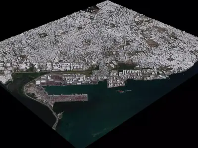 Kingston - Jamaica 3D model