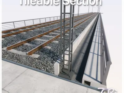 RAILWAY VIADUCT 3D model