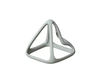 SciFi Cube Object No 57924 Low Poly Shape Low-poly 3D model