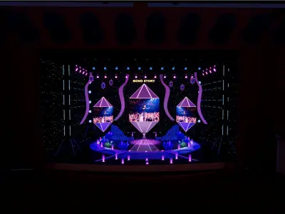 Mono story demo stage 3D model