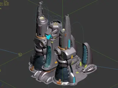 Energy generator 36 3D model