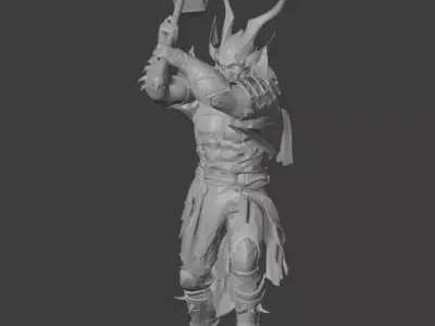 Shao Kahn MK 11 - 3D print model