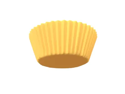 Cupcake Case v1 008 Low-poly 3D model