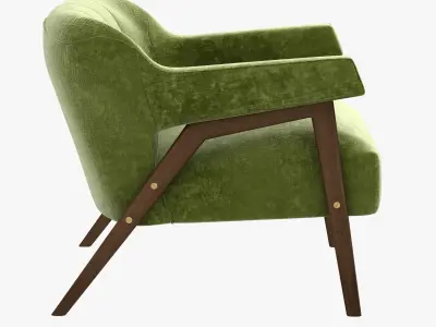 CAFE VINTAGE CLUB lounge CHAIR 3D model