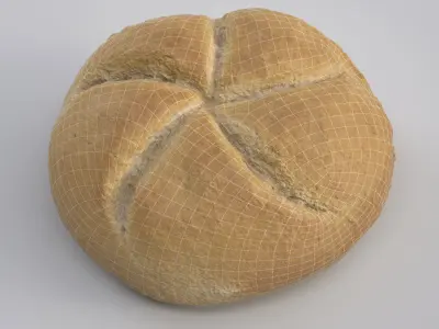 Kaiser Bread Roll Free 3D model
