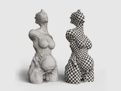 First Born sculpture 3D model