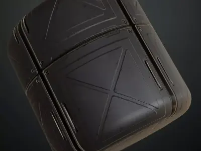 Dark Armored Hexagonal Plating with Rivets PBR SEAMLESS Texture